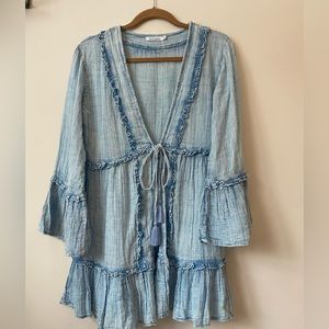 Blue Island Beach Company Tie Cover Up